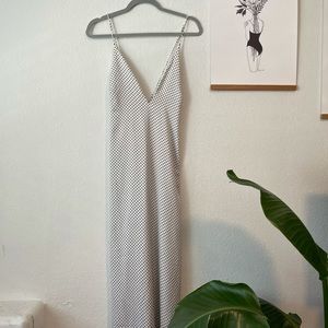 Superdown polka dot silky maxi